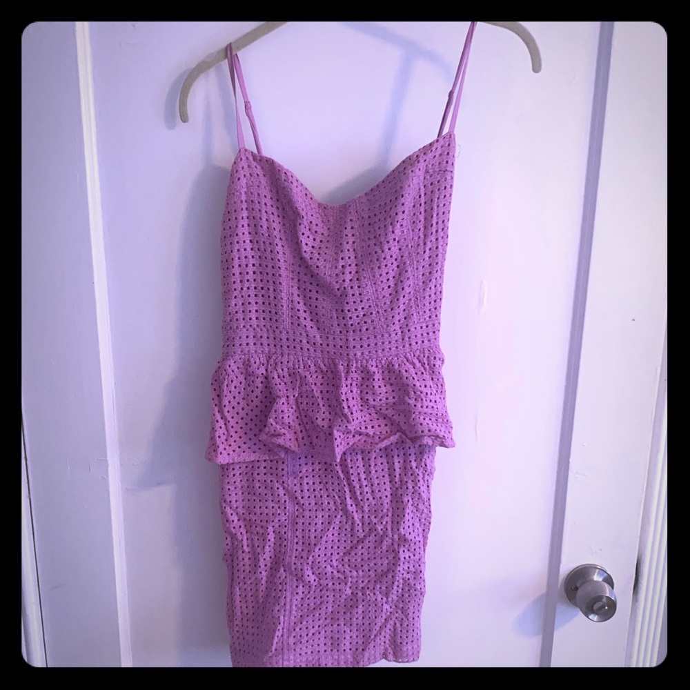 Pink Mauve Mini Dress - new with tags